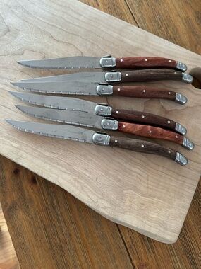 Six Laguiole Steak Knives